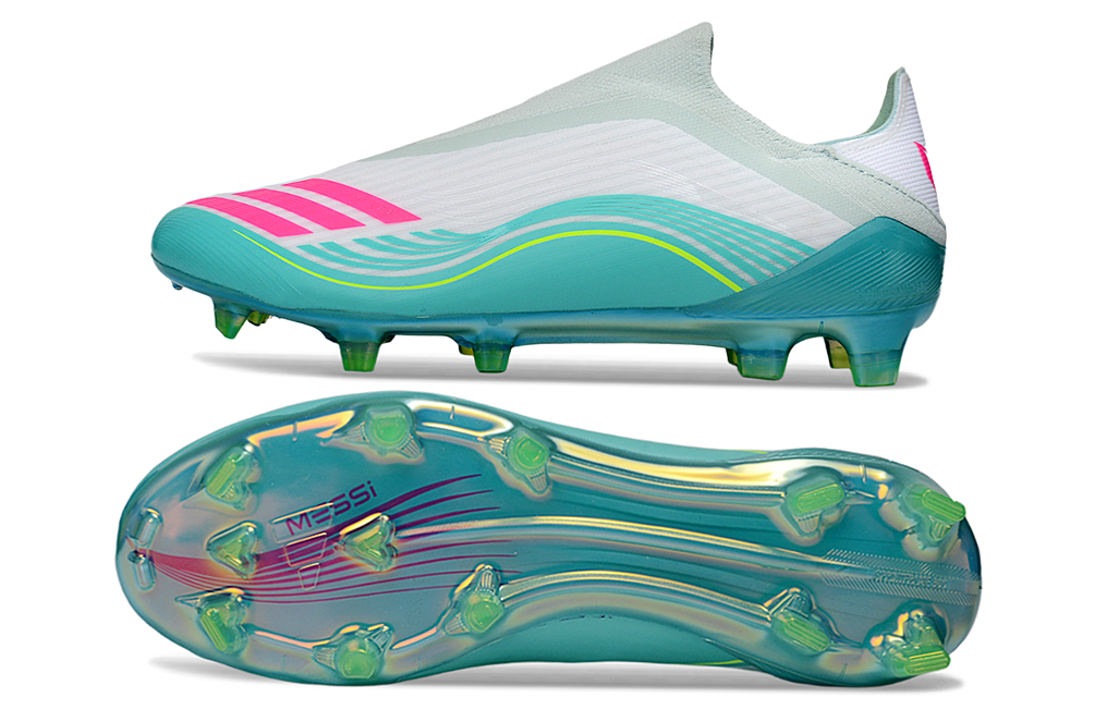 F50 TF MESSI LACELESS WEISS GRÜN