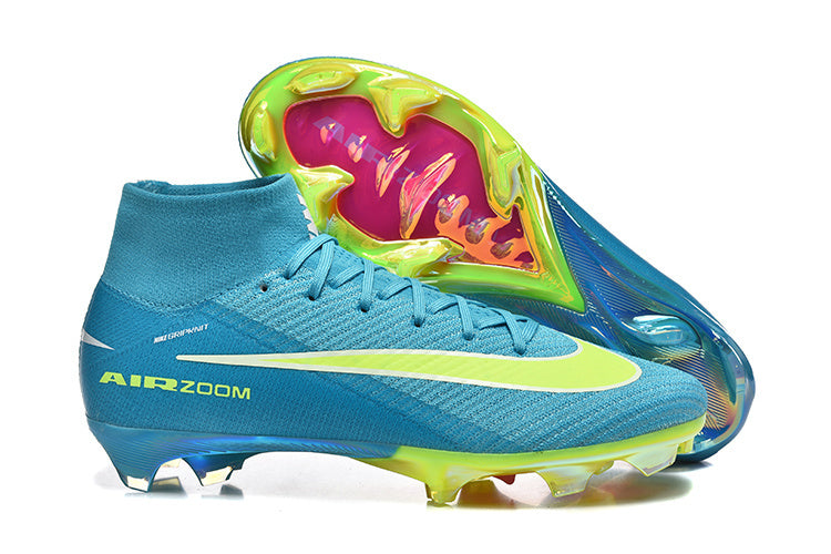 AIR ZOOM MERCURIAL SUPERFLY BLAU GELB HOCH