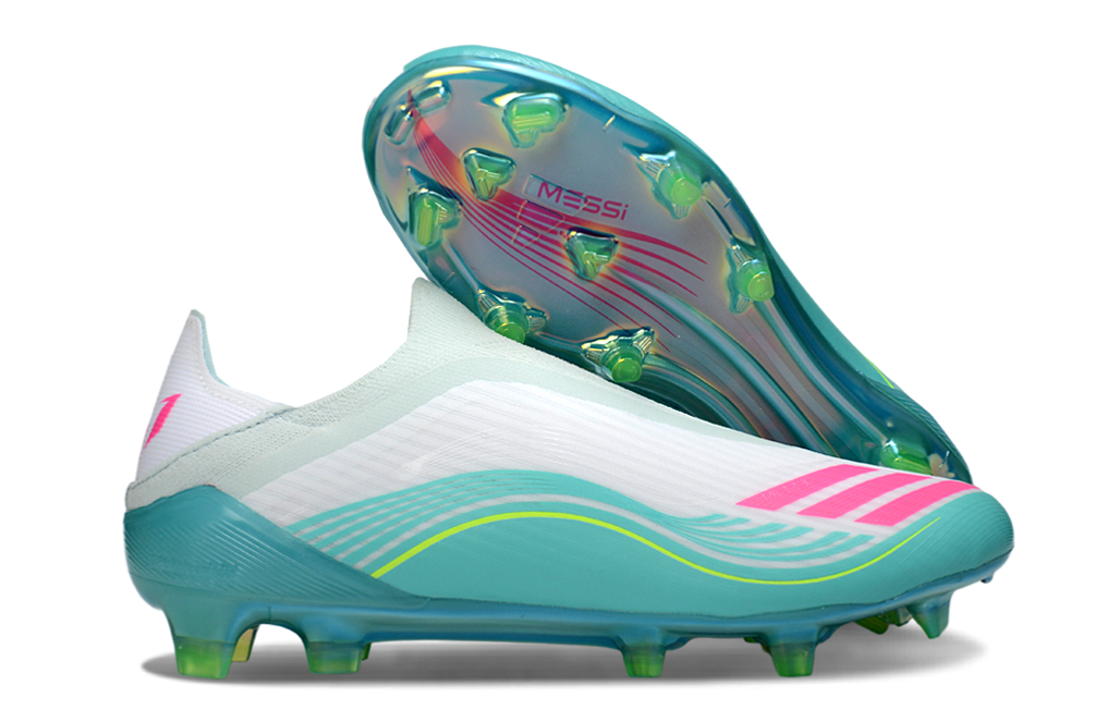 F50 TF MESSI LACELESS WEISS GRÜN