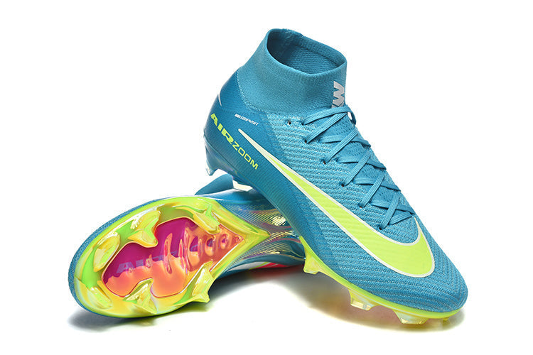 AIR ZOOM MERCURIAL SUPERFLY BLAU GELB HOCH